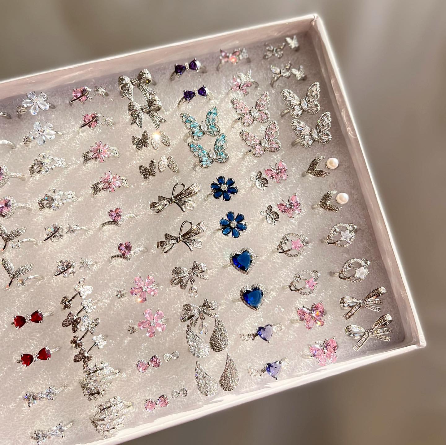 Premium Beautiful 12 Pcs Multi Combo Ring Set for All Occassions