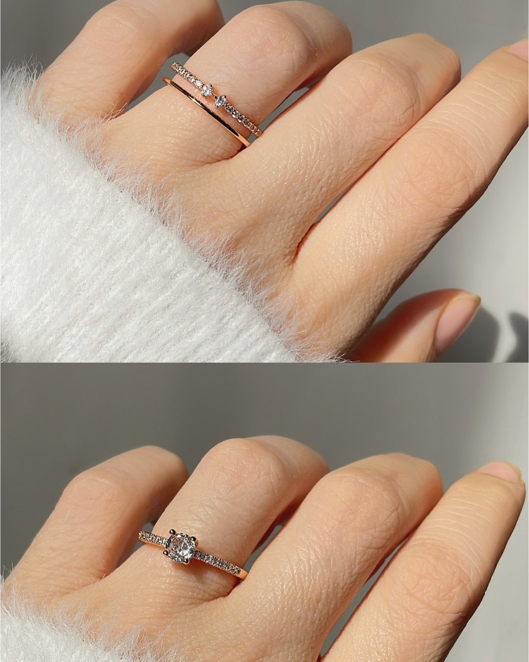 Premium Beautiful 12 Pcs Multi Combo Ring Set for All Occassions
