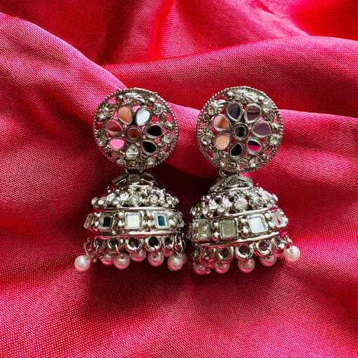 Premium Udaipur Oxidised Set Of 12 Jhumkas Combo With Free Gift