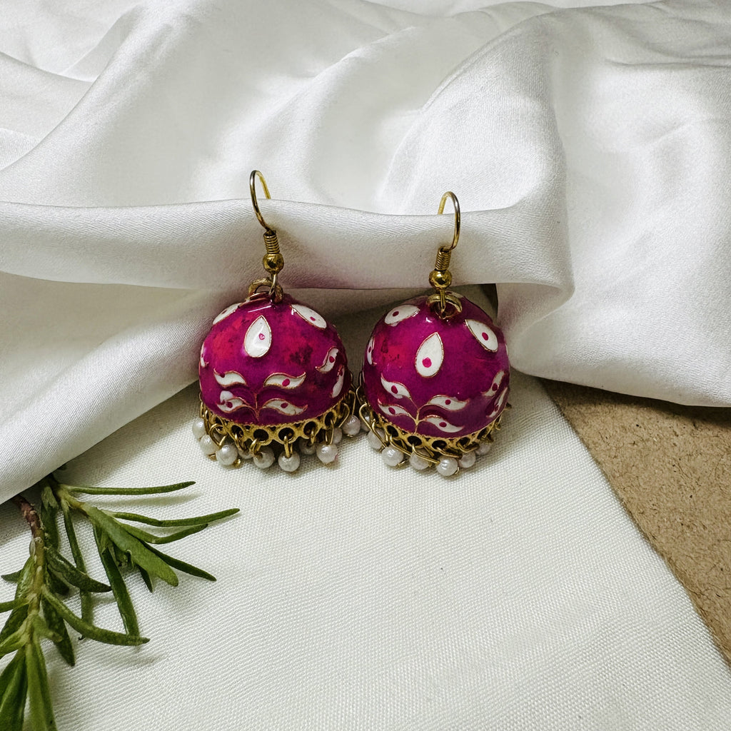 Premium Jaipuri Oxidized Set Of 12 Earrings Combo With Free Gift